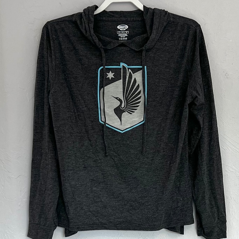 NWOT, Minnesota Aurora, Football Club, Womens, Long Sleeve w/hood, 2021